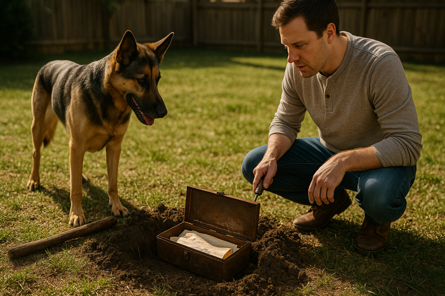 The Dog Who Brought the Same Backyard Stick Every Day — And the Hidden Reason Behind It