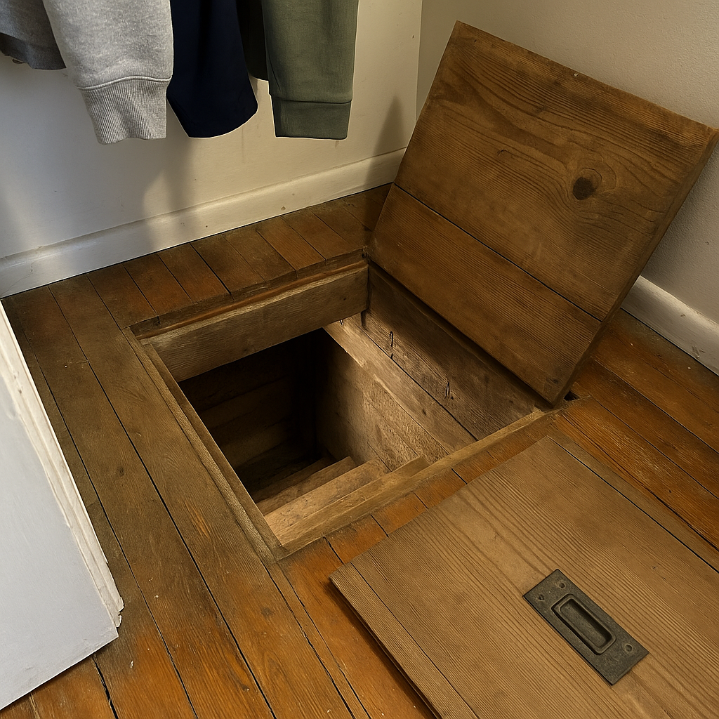 After a Homeowner Noticed Cold Air Seeping Through a Closet Floor, What They Found Underneath Left the Entire Neighborhood Speechless
